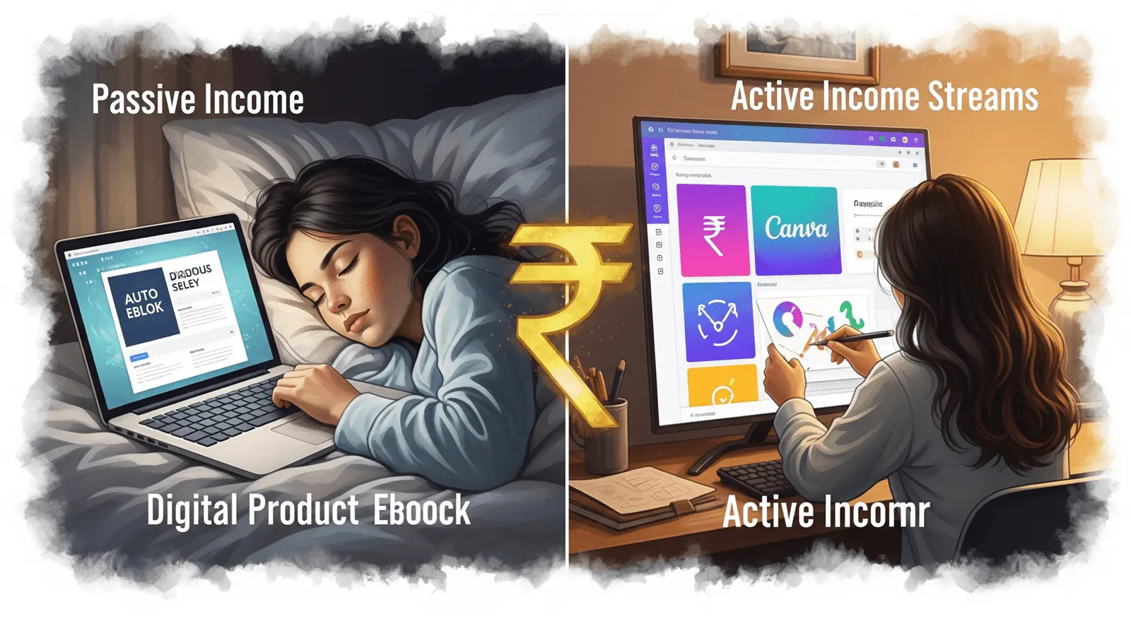 active and passive income examples