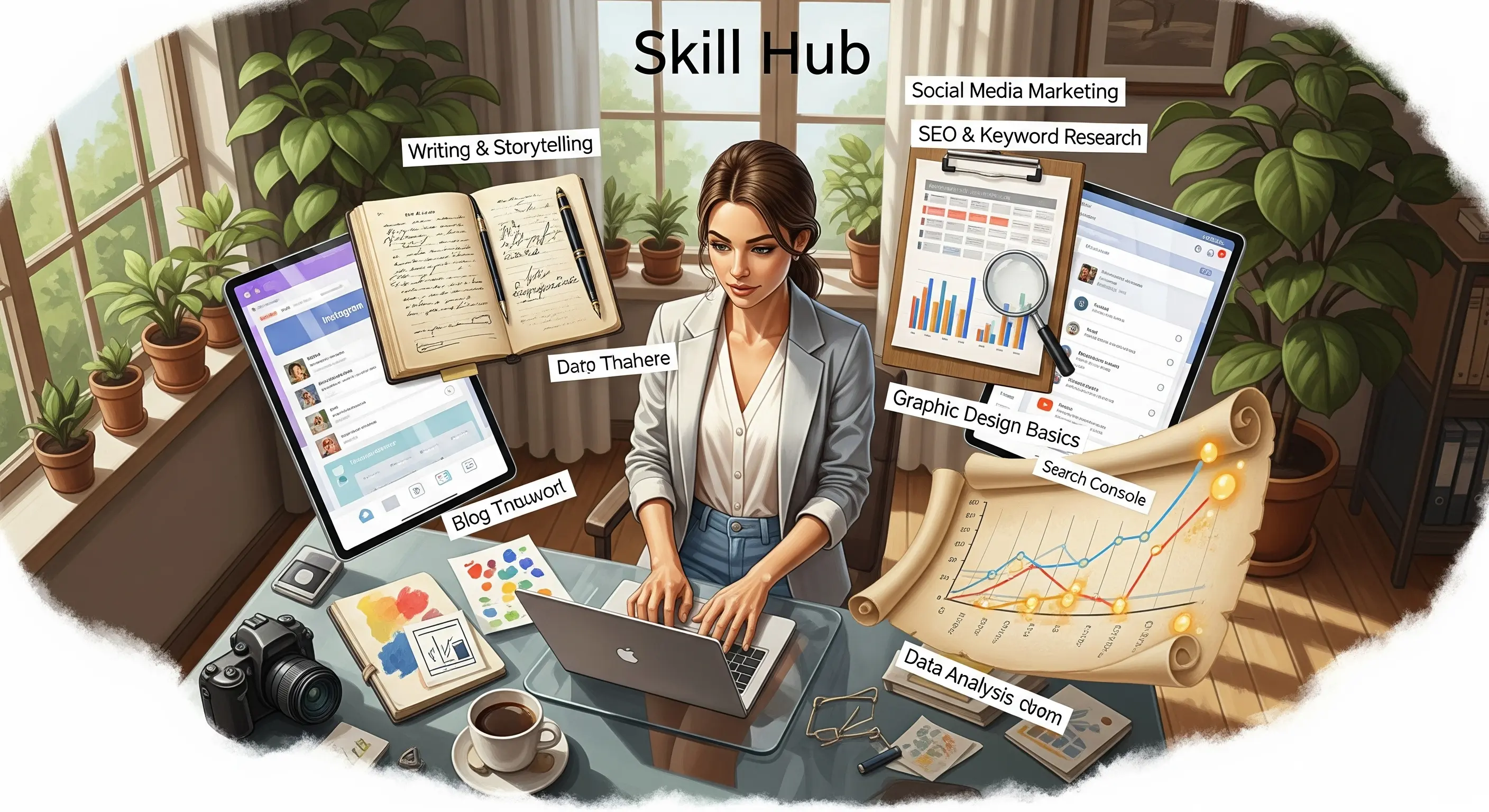 skills required for blogging