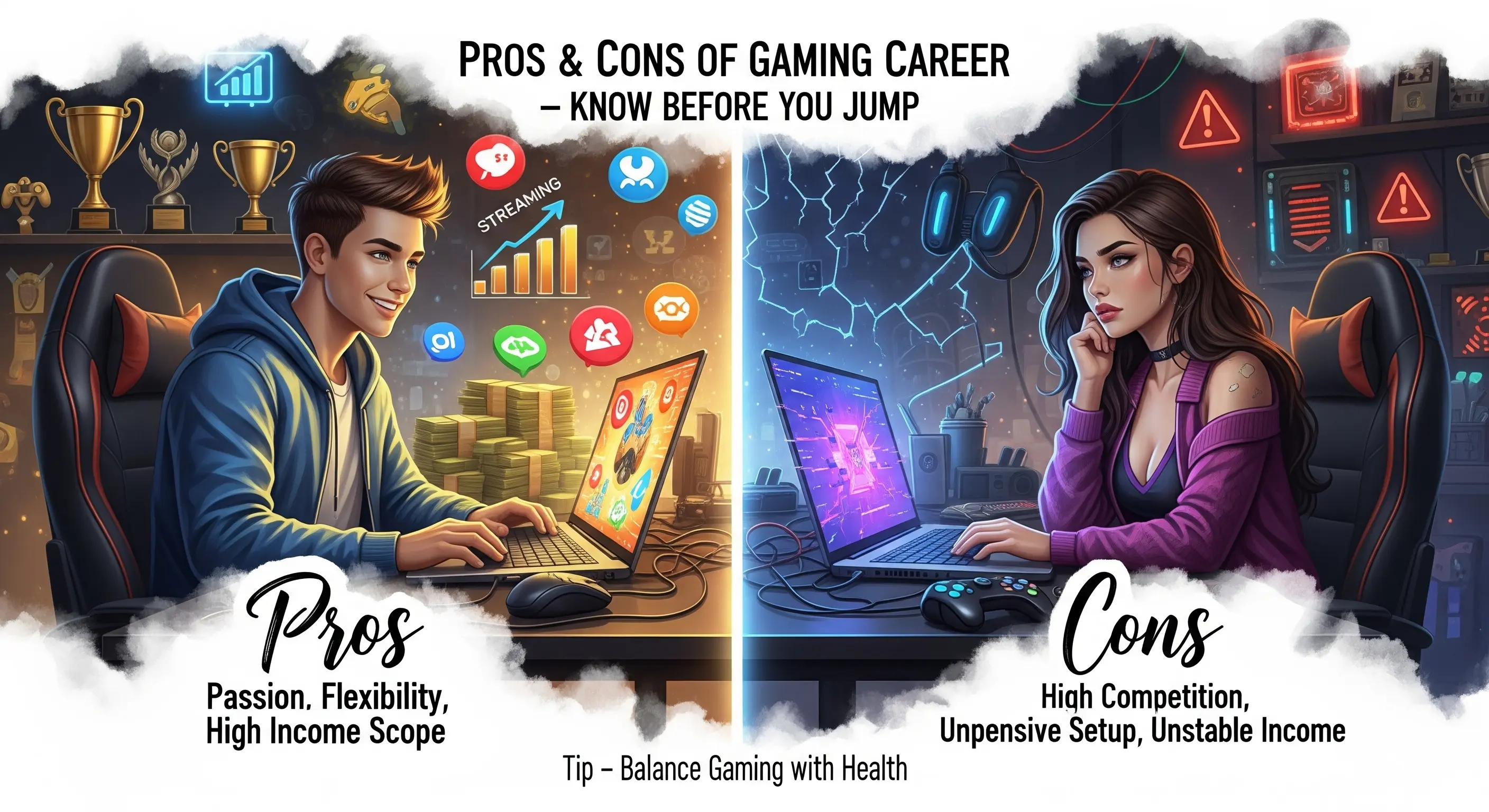 gaming career challenges