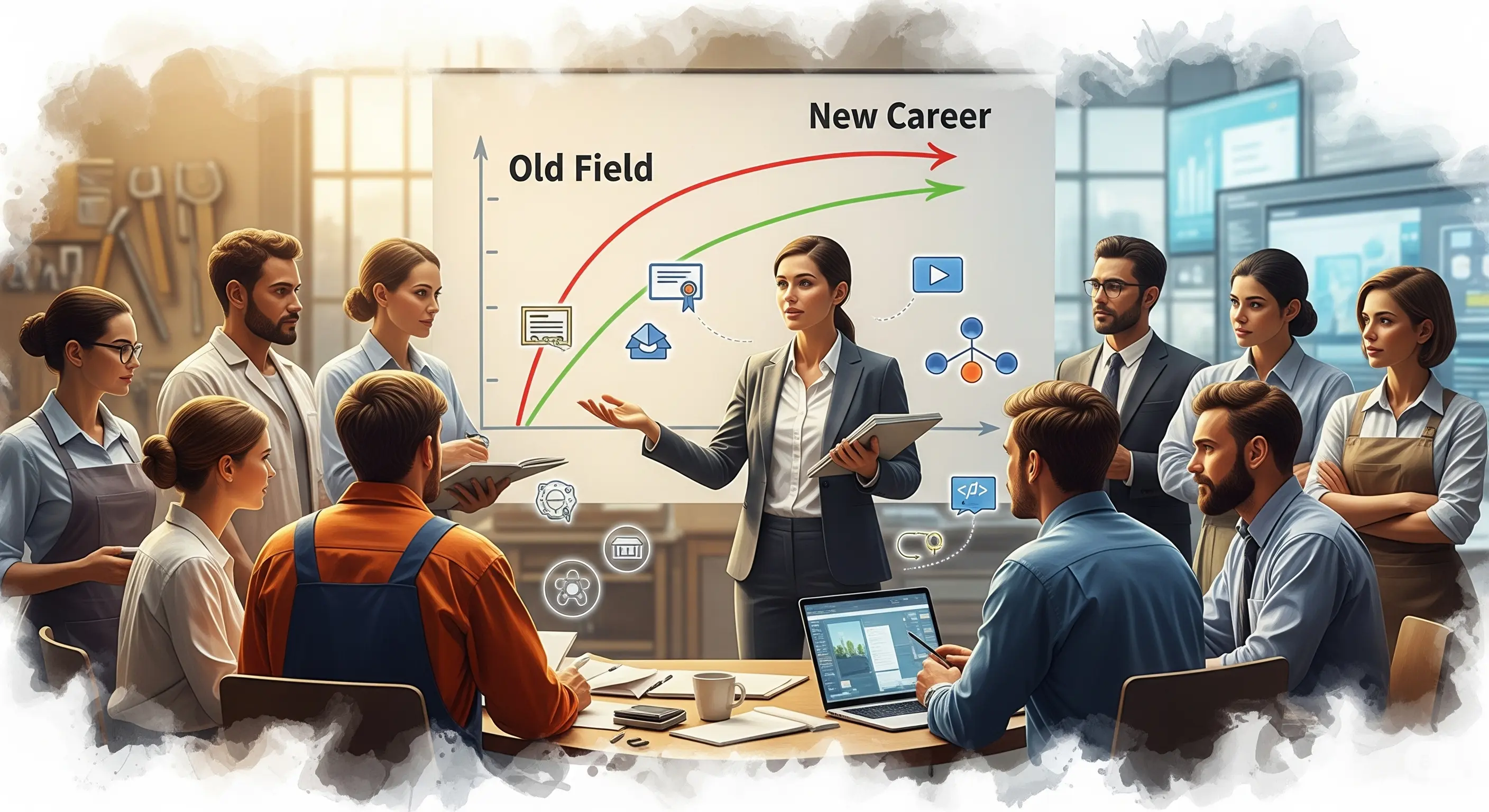 how to switch careers after education