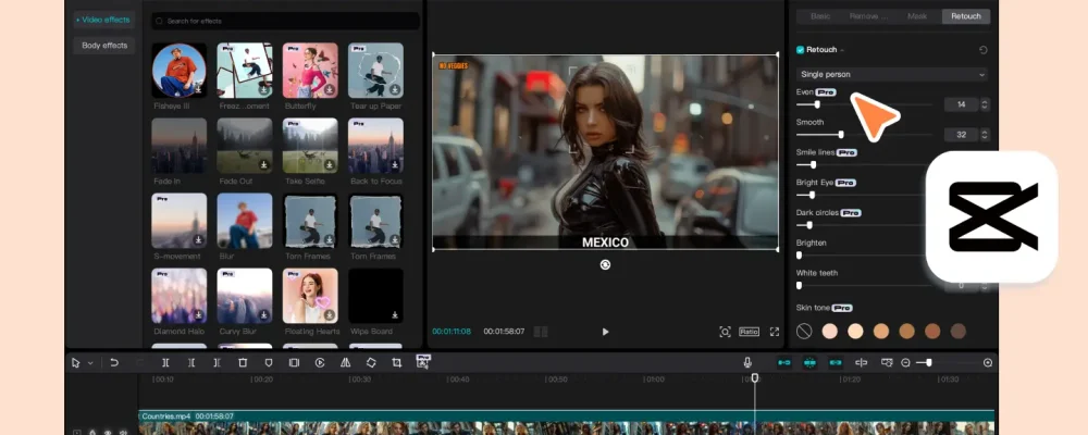CapCut video editor