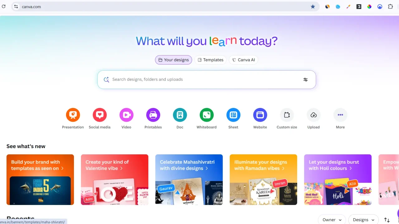 canva review 2026 template library