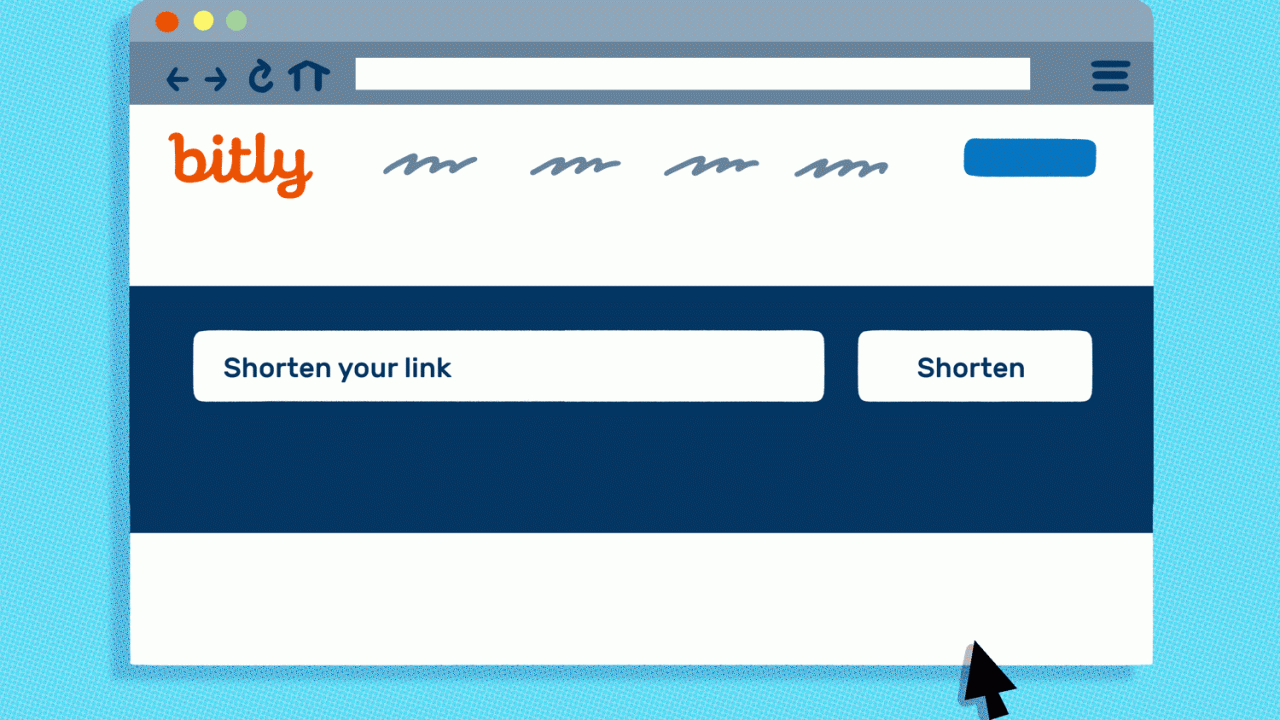 Branded short link example